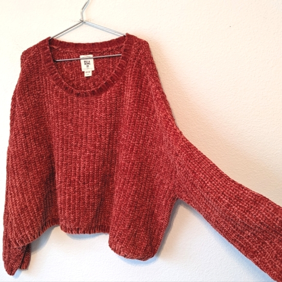 Billabong Sweaters - Billabong Chenille Cropped Sweater